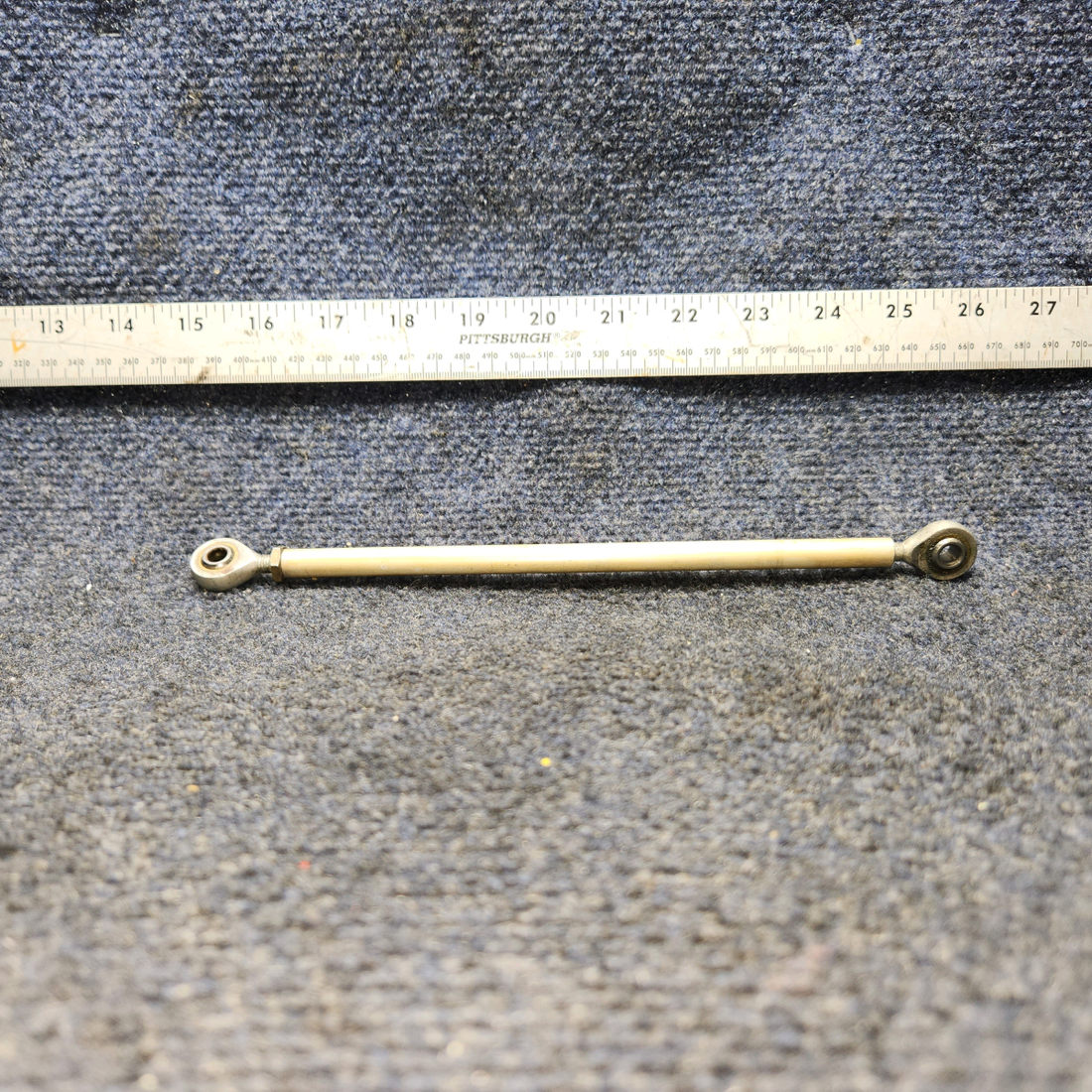 Used aircraft parts for sale, 169-524013-37 Beechcraft A24R Rudder Pedal Control Rod Interconnect FWD "PRICE PER EACH"