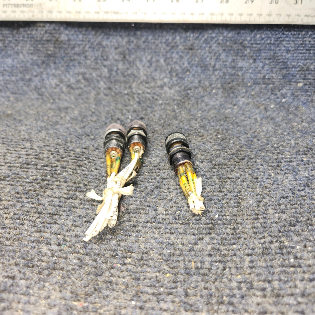 Used aircraft parts for sale, MS250041 BEECHCRAFT 95-55B Press-to-Test Indicator Light - Set of 3