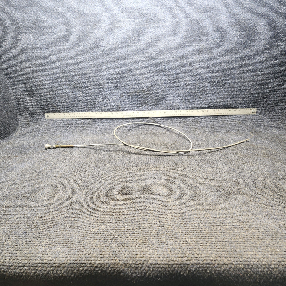 Used aircraft parts for sale, Standby Vacuum Cable Beechcraft A24R Standby Vacuum Cable Assembly (Length: 63")