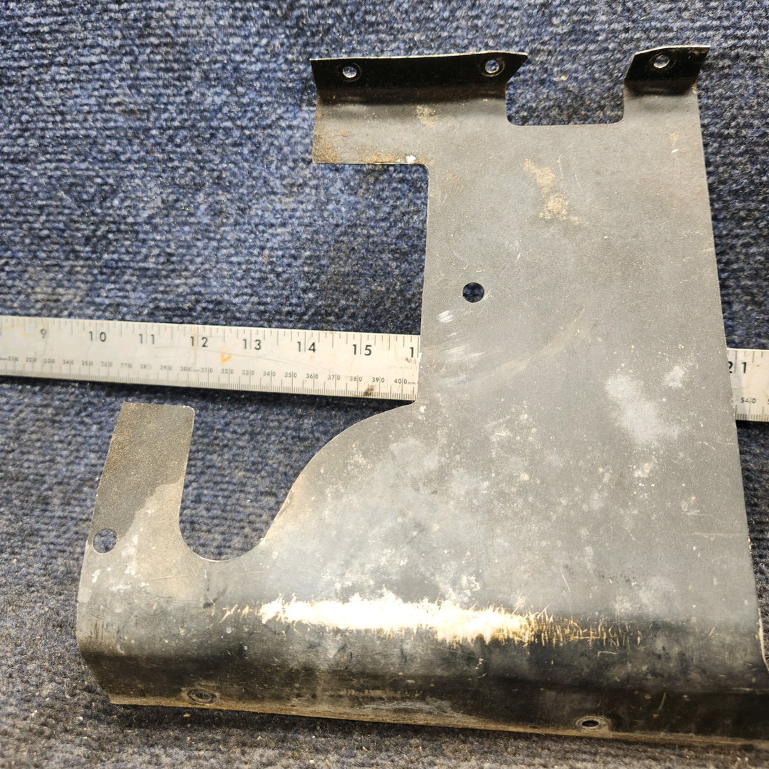 Used aircraft parts for sale, 0513058-1 Cessna 172F Rudder Bar Shield RH