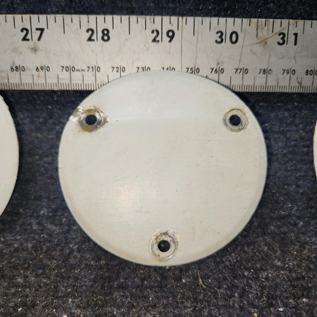 Used aircraft parts for sale, S225-3 Cessna 172F Flap Inspection Cover Plate - Set of 3