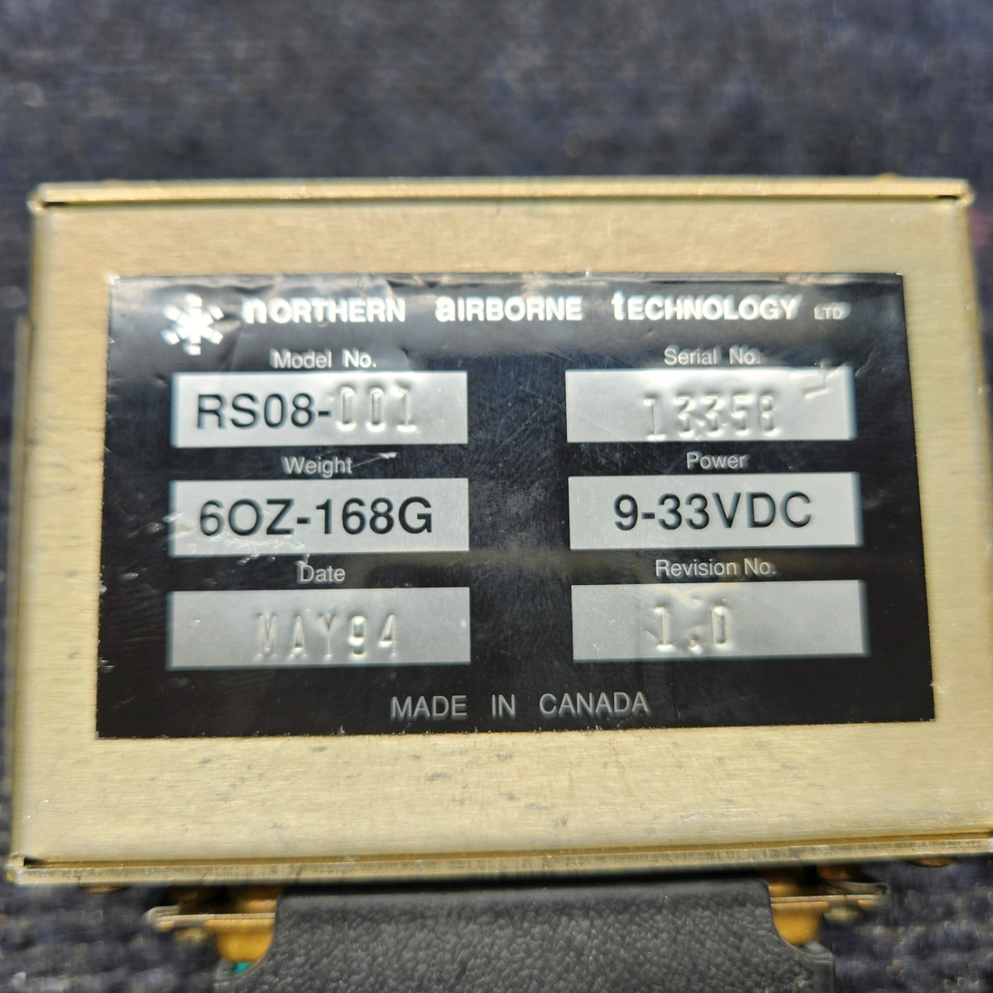 Used aircraft parts for sale, RS08-001 Airborne RS08-001 MOONEY M20J REMOTE SWITCH  WITH CONNECTOR