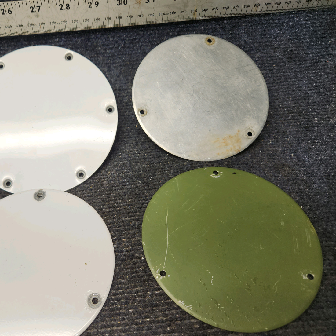 Used aircraft parts for sale, S225-1, S225-2, S225-3 Cessna C175 Lot of Different Plate Covers