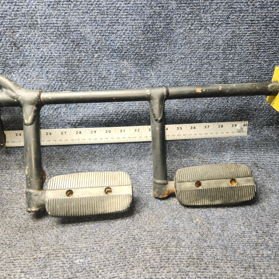 Used aircraft parts for sale, 62704-002 PIPER PA28-140 Rudder Pedal Assembly - No Brake