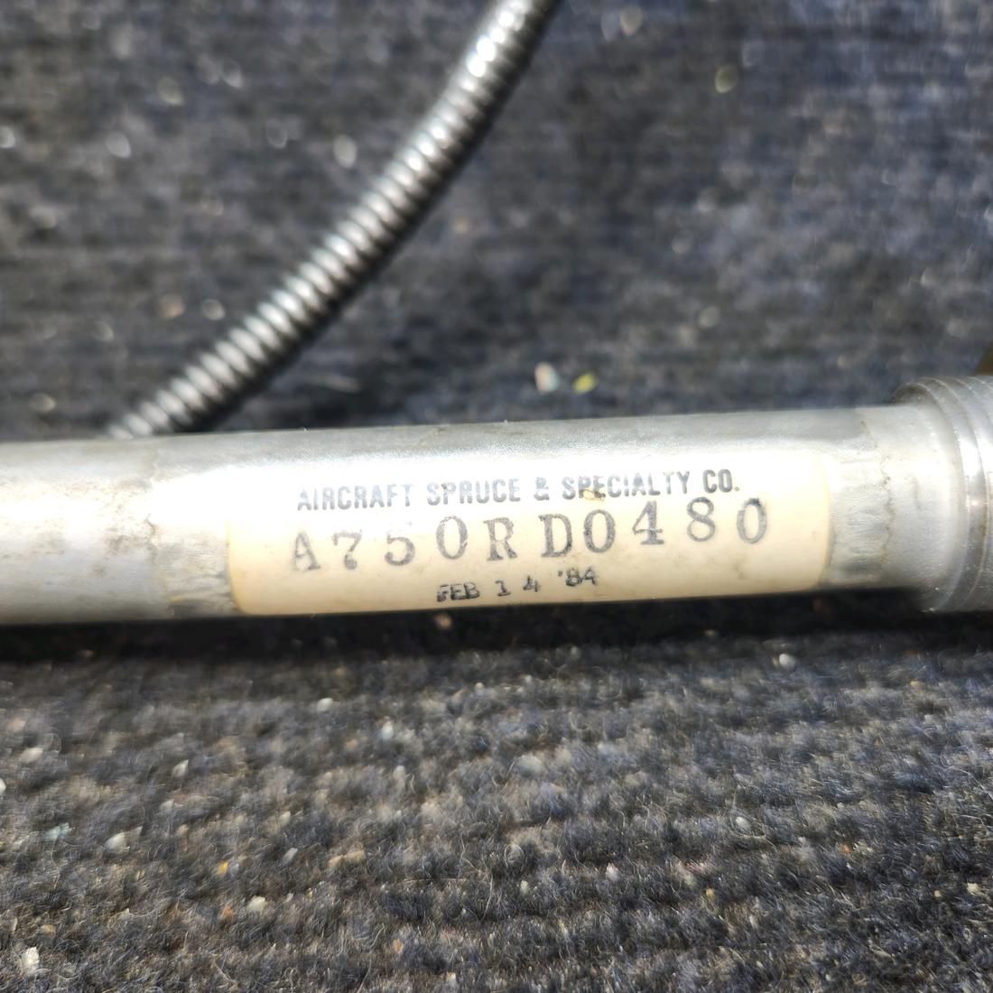 Used aircraft parts for sale, S1231-2 Cessna 172E Mixture Control 48"
