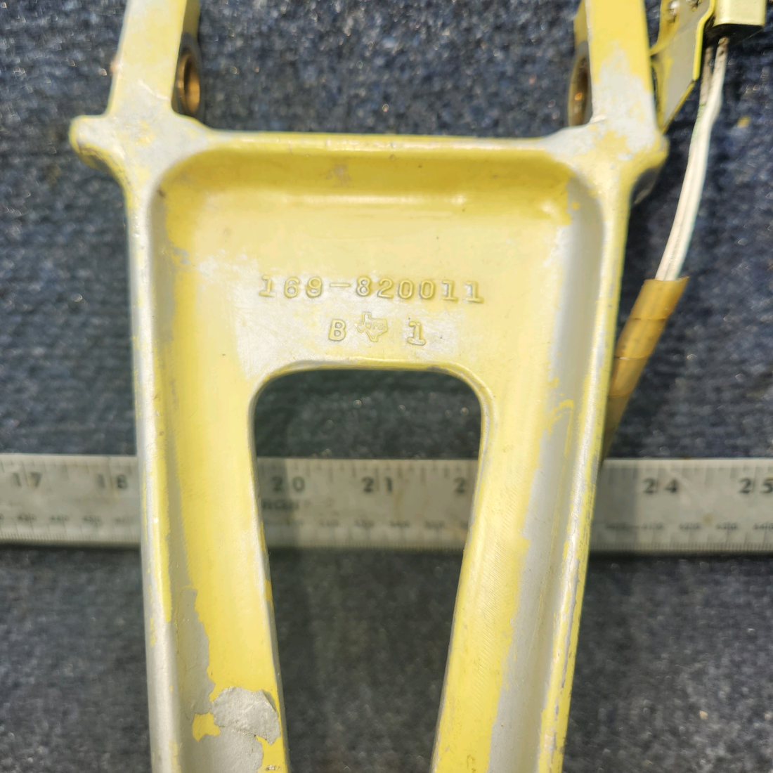 Used aircraft parts for sale, 169-820011-1 Beechcraft A24R Nose Gear Drag Brace