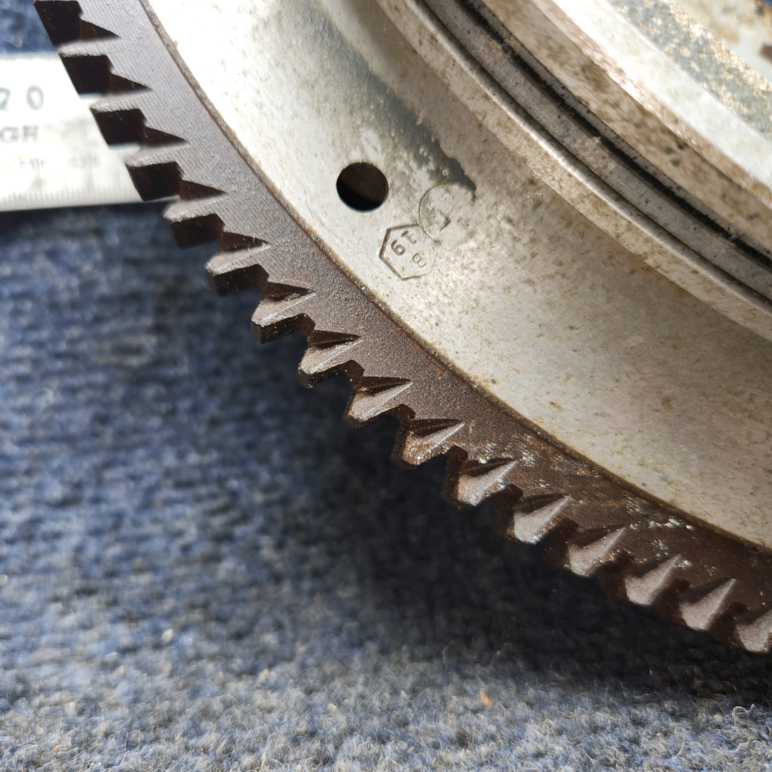 Used aircraft parts for sale, LW-13675 Lycoming Starter Ring Gear Support Assembly