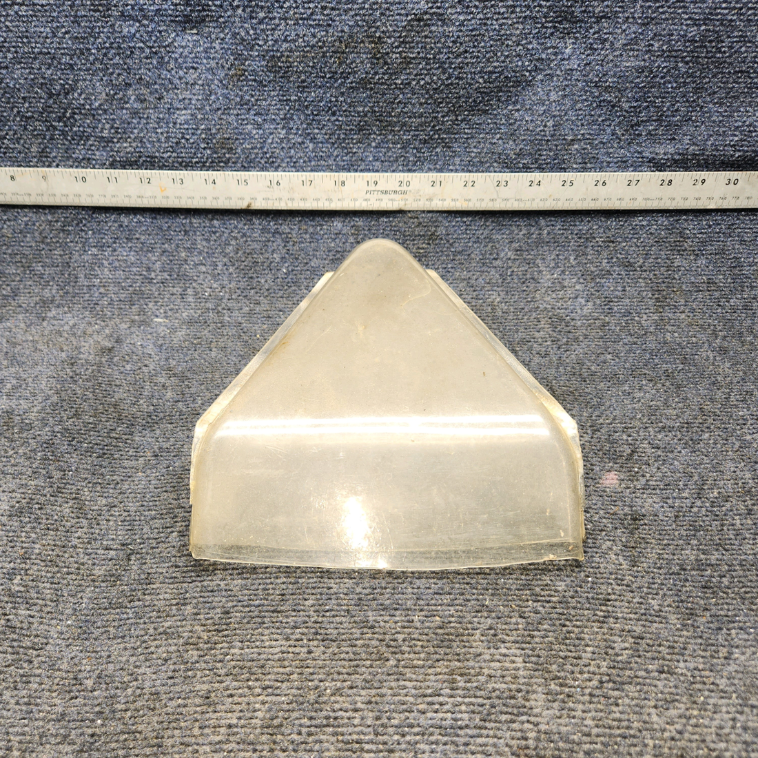 Used aircraft parts for sale, 169-554012-9 Beechcraft A24R Duct Windshield Defrost "Has a Crack in a Hole"
