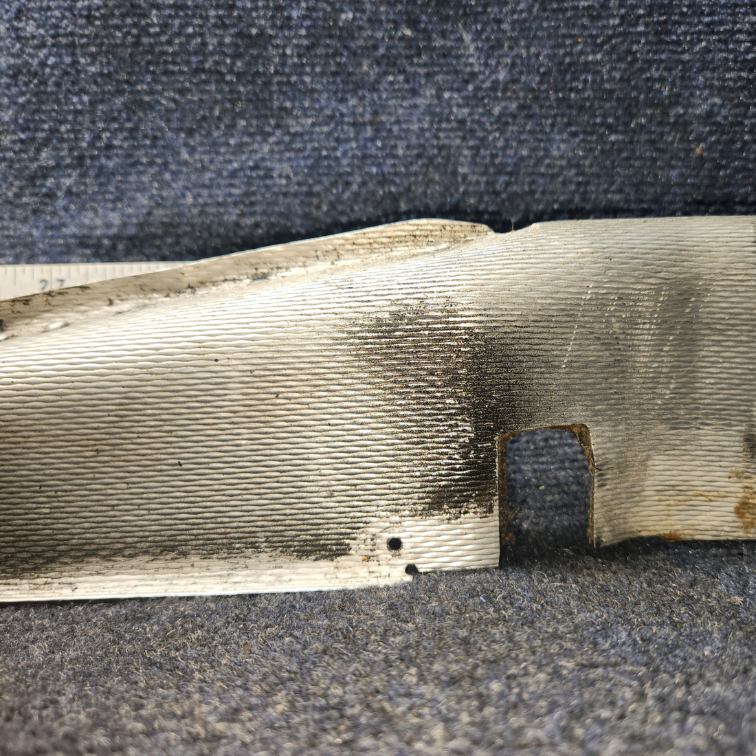 Used aircraft parts for sale, 36511-002 Piper PA28-161 Cabin Heat Duct - LH Center