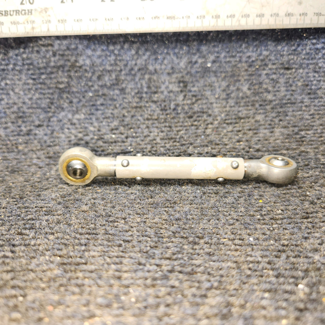 Used aircraft parts for sale, 35-524066-2 BEECHCRAFT F35 Rudder Pedal Push Rod Tube Assembly