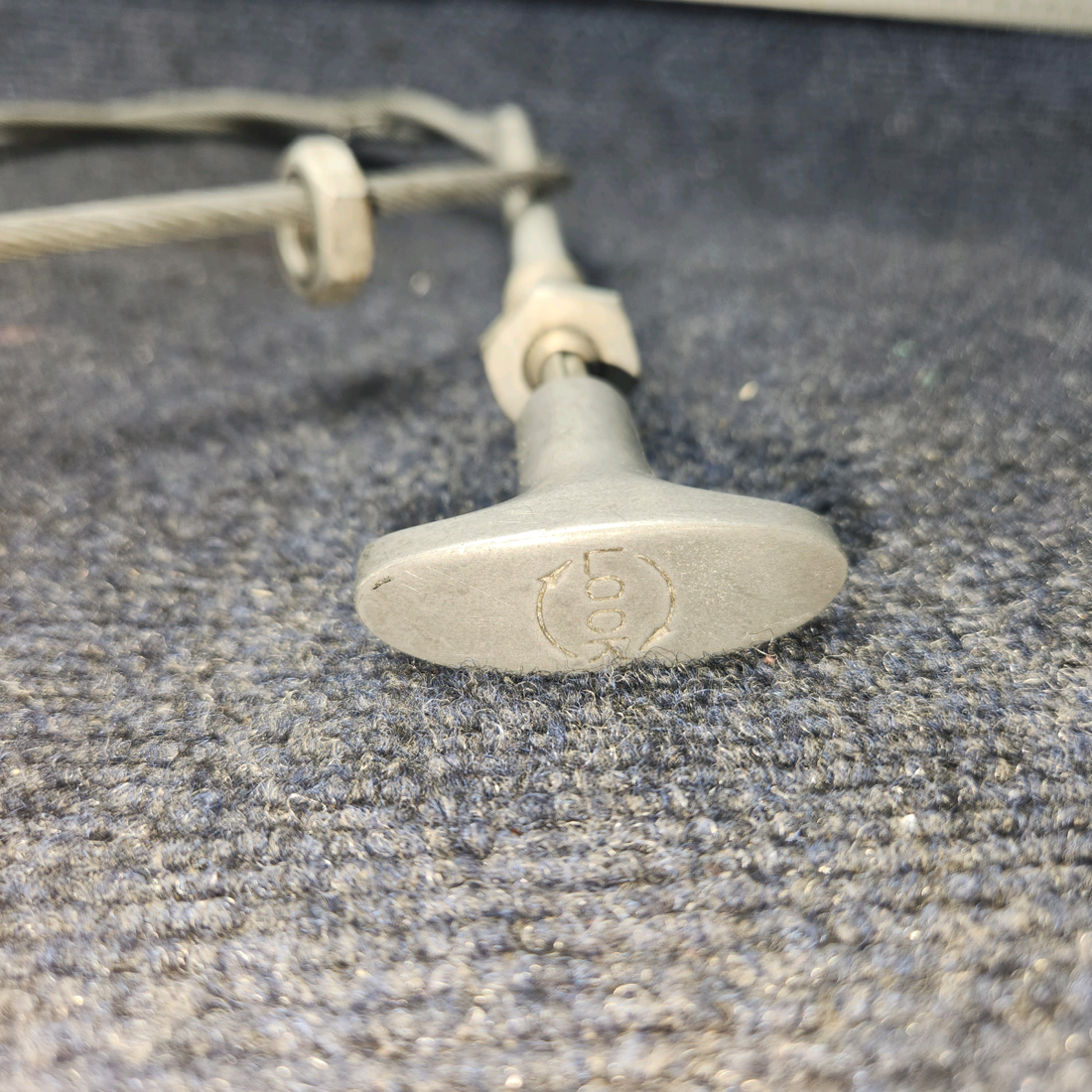 Used aircraft parts for sale, 95-940011-3 BEECHCRAFT 95-55B Control Cable Heather Assy 68"