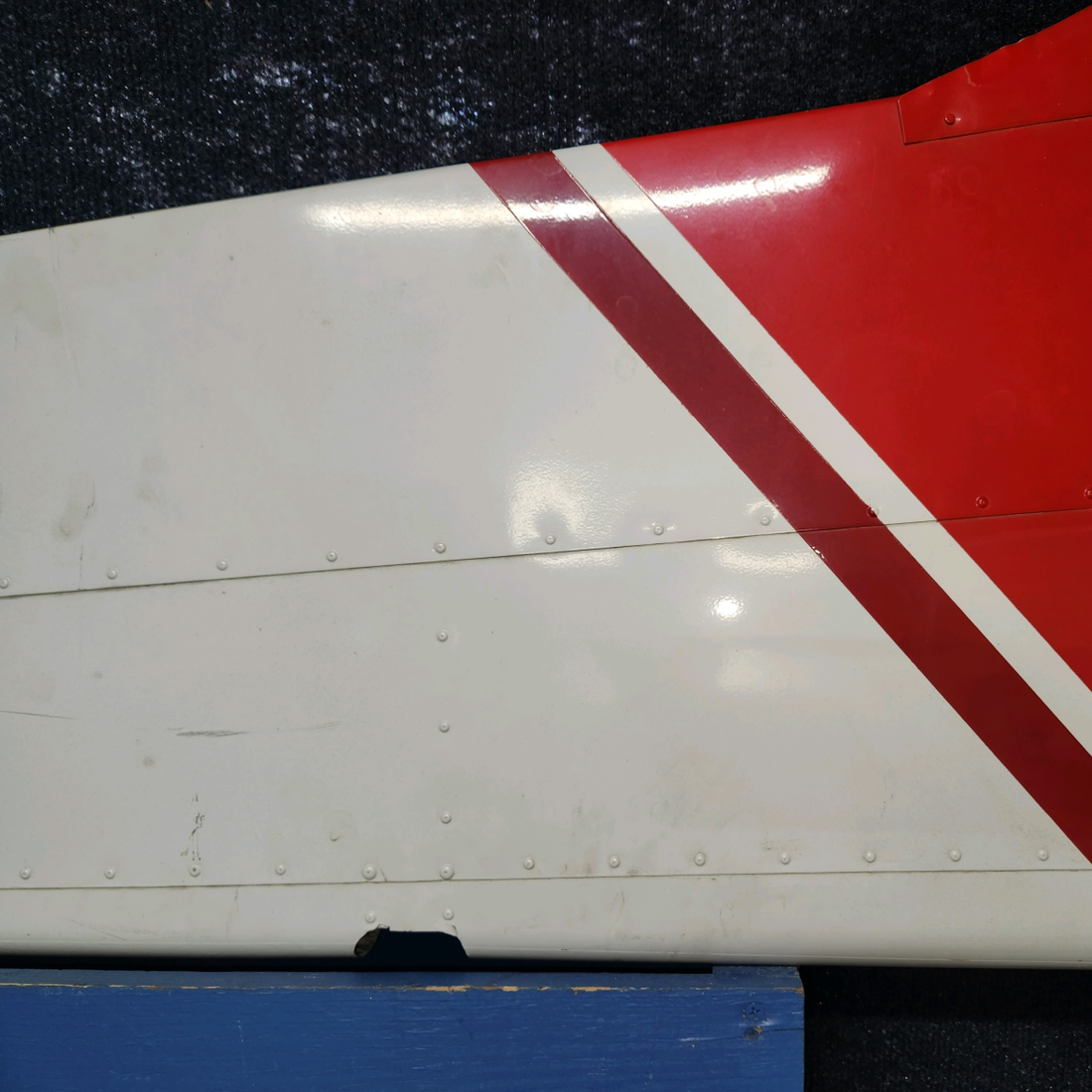 Used aircraft parts for sale, 0431004-3 cessna 150G Rudder Assembly "no Tip"