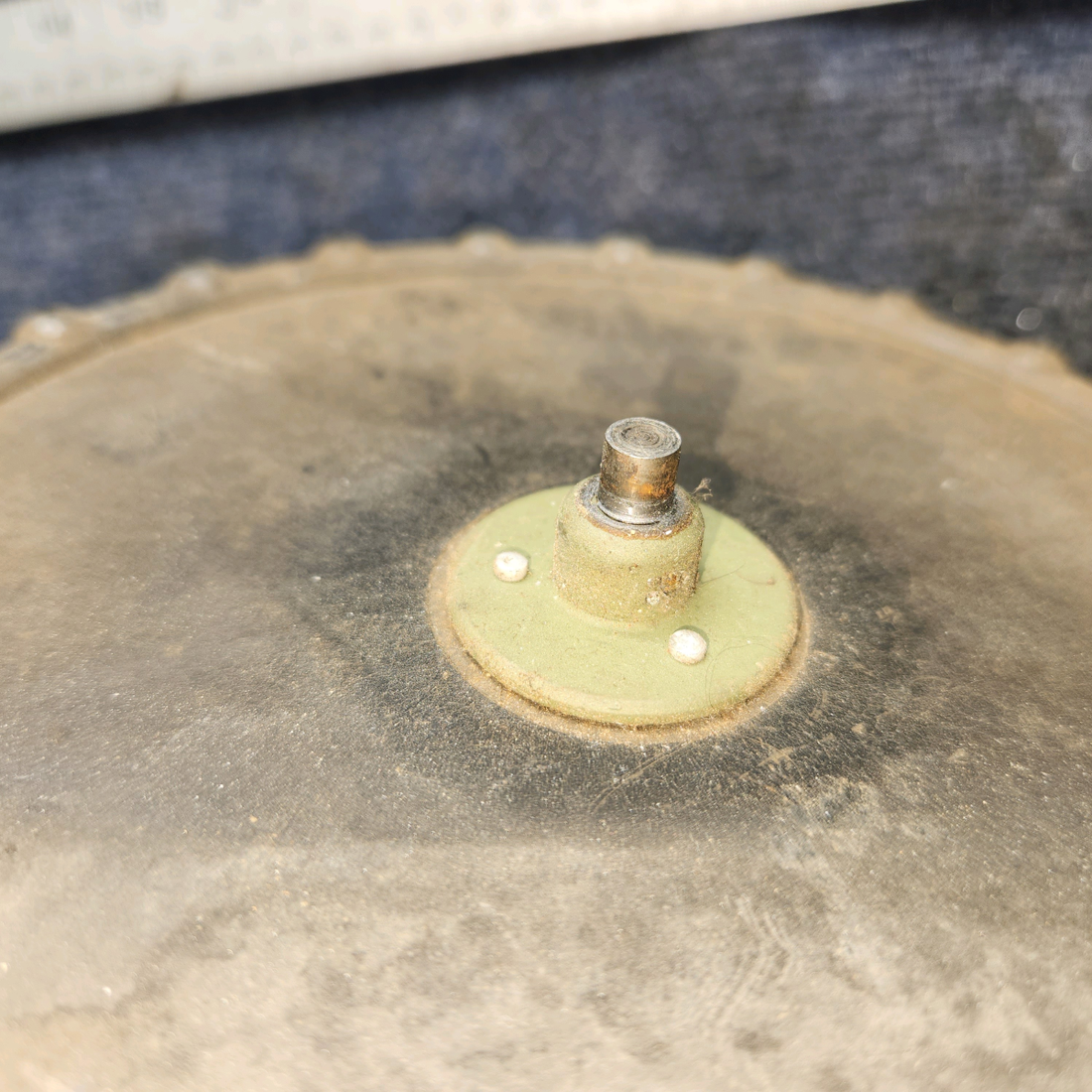Used aircraft parts for sale, 0713656-1 Cessna 172F Elevator Trim Tab Control Wheel Assembly