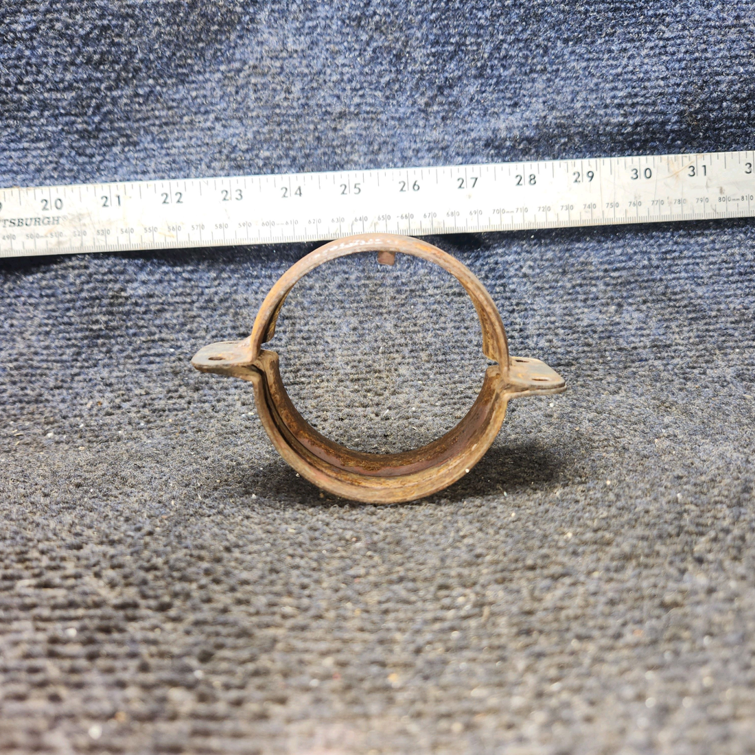 Used aircraft parts for sale, 0750161-25 Cessna 182G Exhaust Clamp