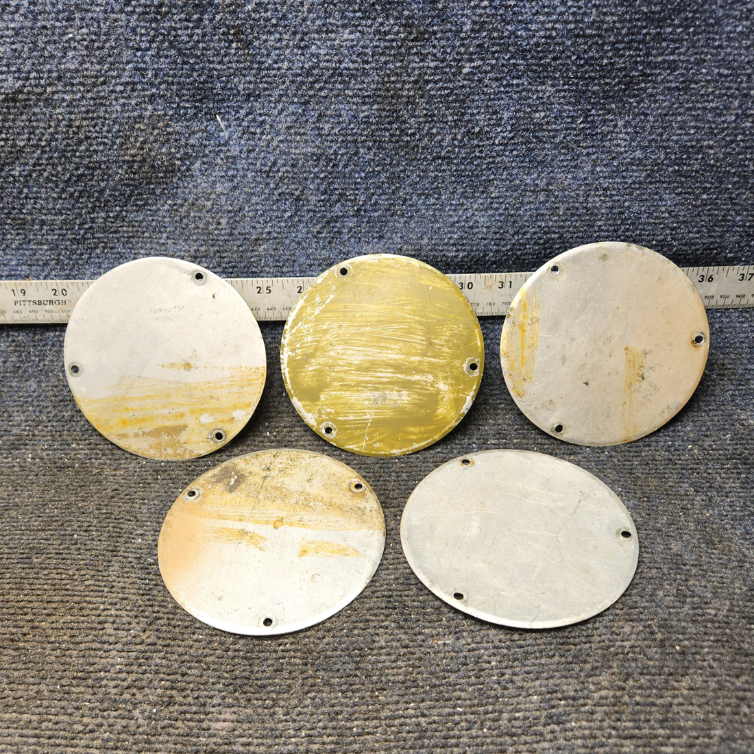 Used aircraft parts for sale, S225-1 Cessna 172E Inspection Cover Plate - Set of 5