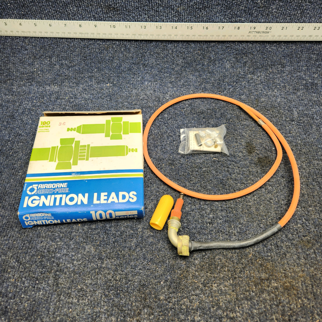Used aircraft parts for sale, 100-36 BEECHCRAFT F35 PARKER AIRBORNE IGNITION LEADS 100 SERIES