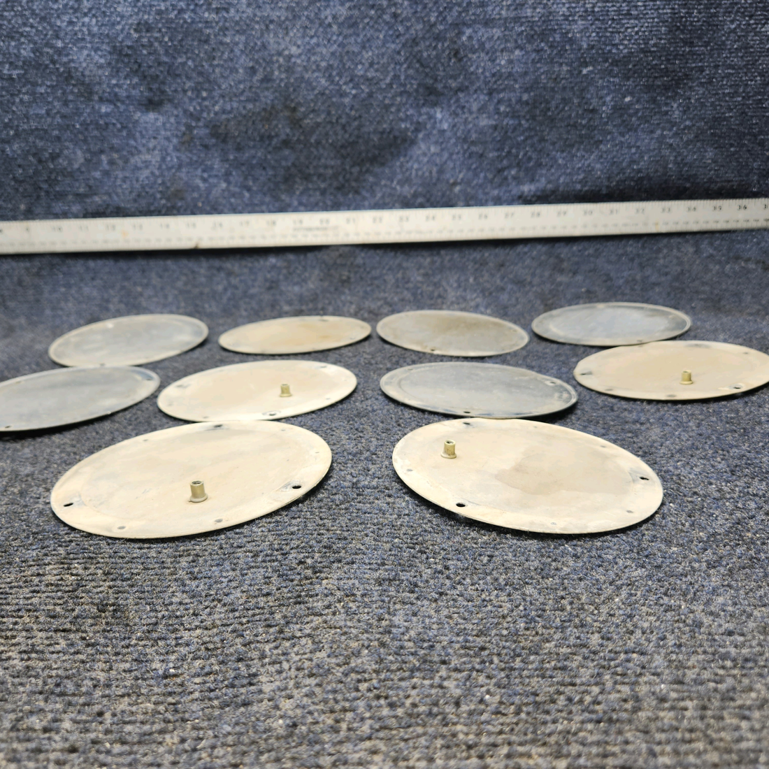 Used aircraft parts for sale, S225-1 CESSNA 172K WING INSPECTION COVER PLATE SET OF 10