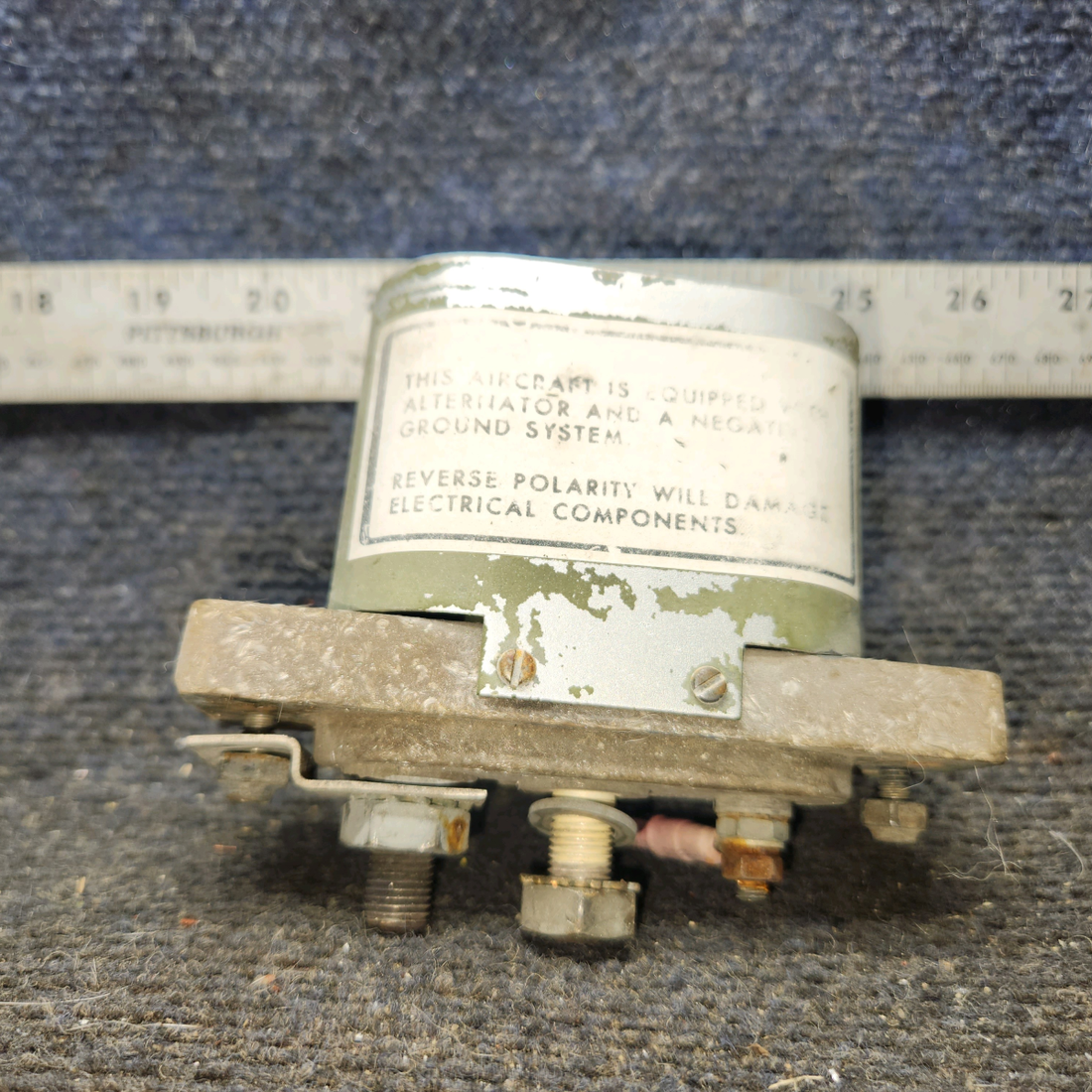 Used aircraft parts for sale, MS3506-1 cessna 172N External Power Receptacle – 12V