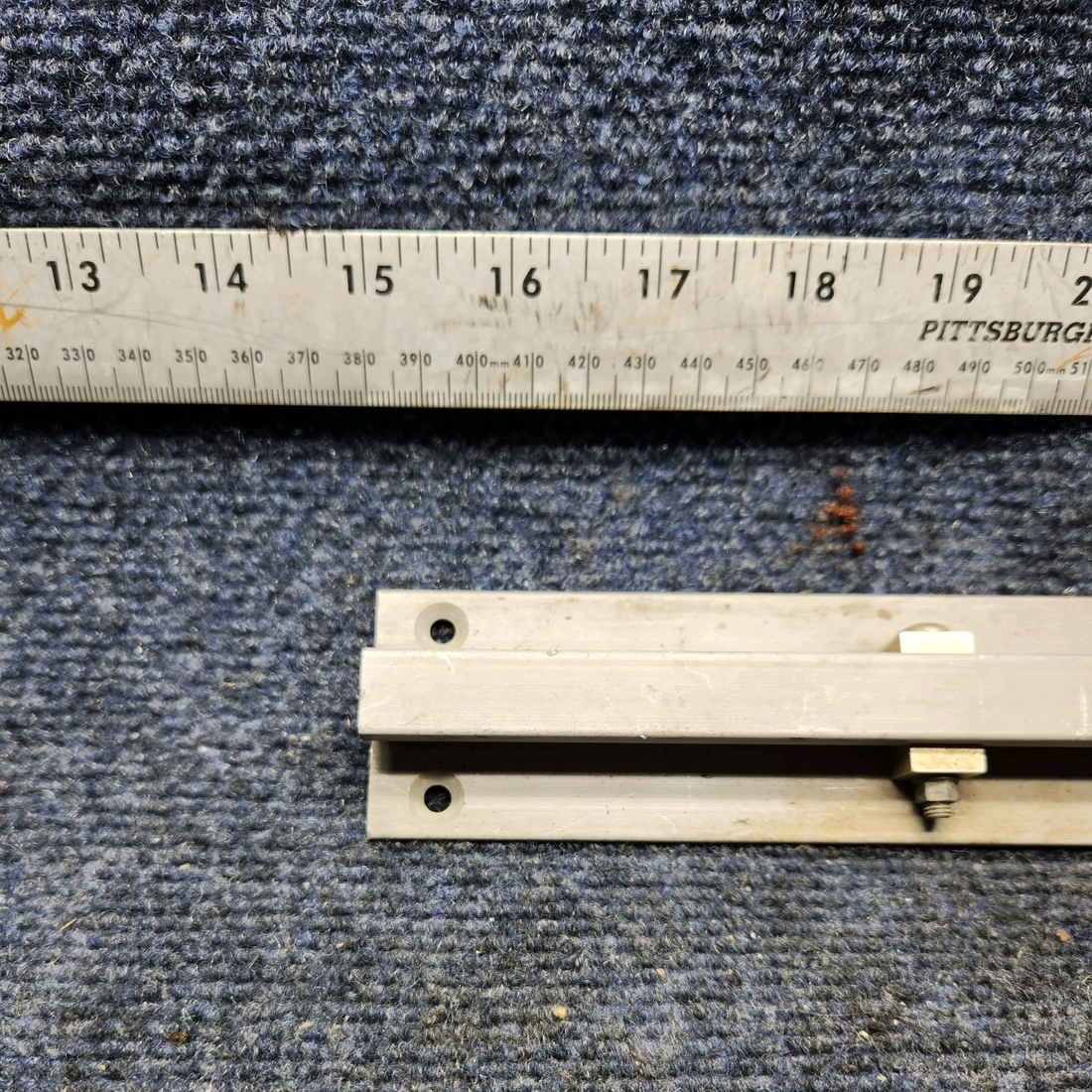 Used aircraft parts for sale, 33-534031-31 Beechcraft F33A SIDE SEAT TRACK / REAR INDBOARD OR OUTBOARD