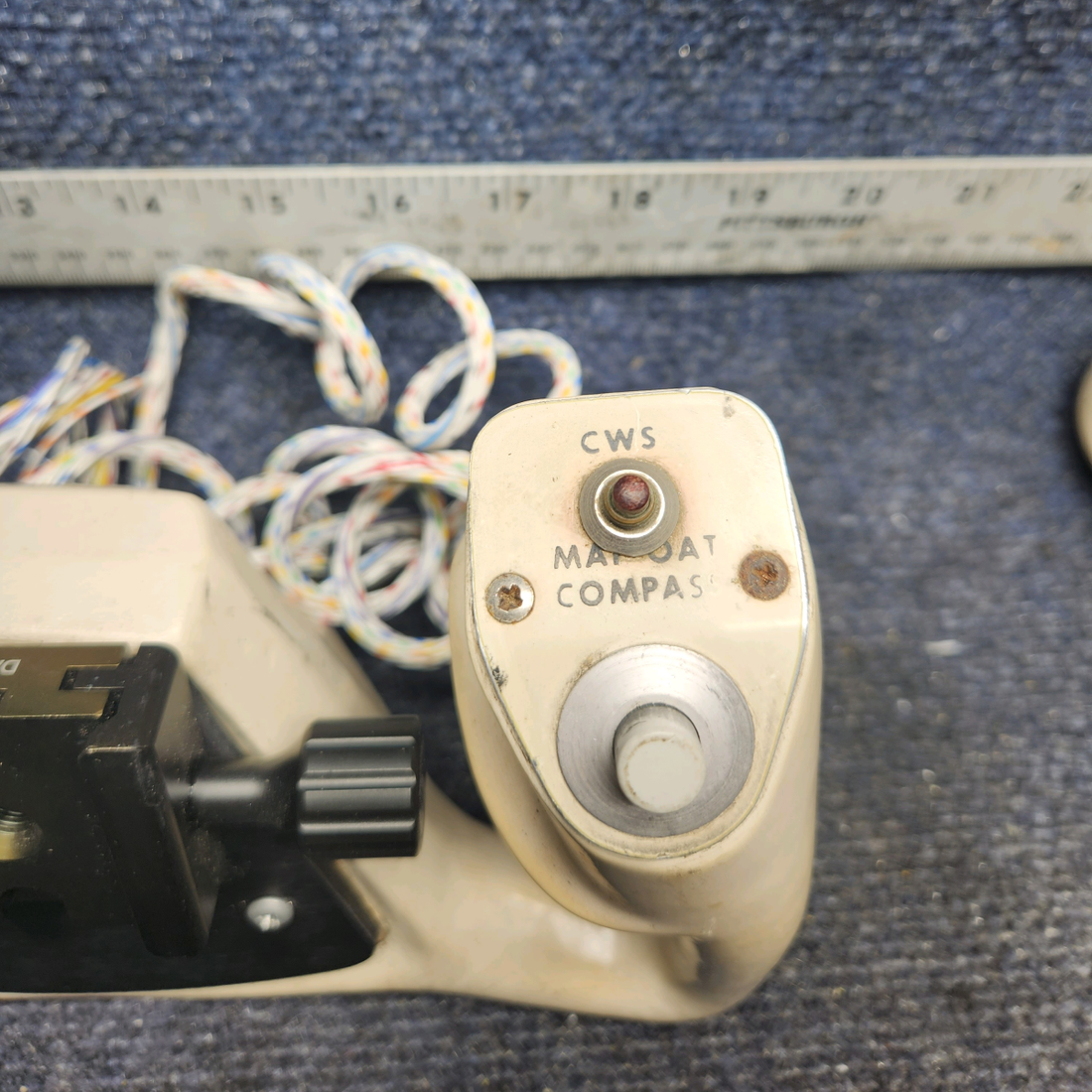 Used aircraft parts for sale, 60-524080-13 Beechcraft F33A PILOT CONTROL WHEEL ASSEMBLY