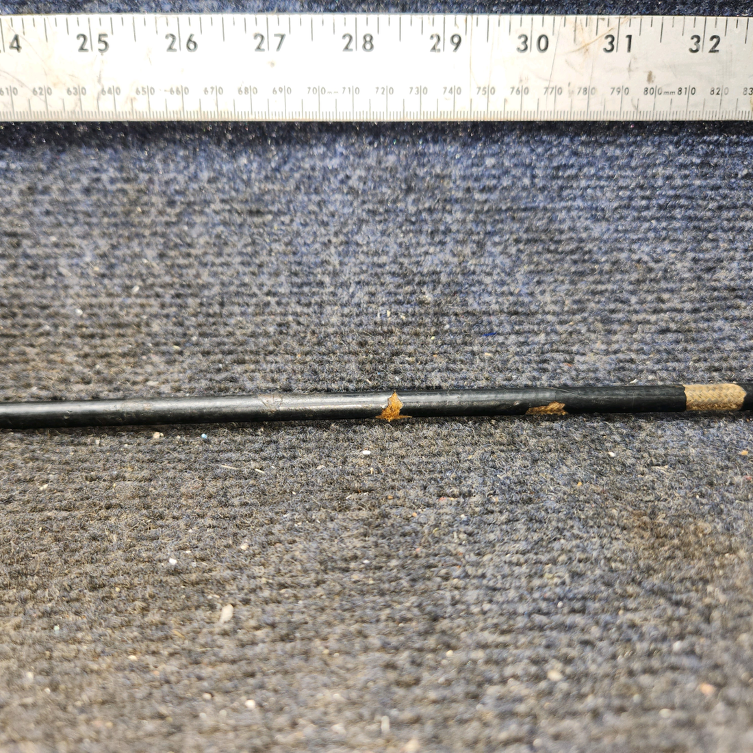 Used aircraft parts for sale, 35-944017 Beechcraft F35 Cowl Flap Control Cable Assembly, 32"