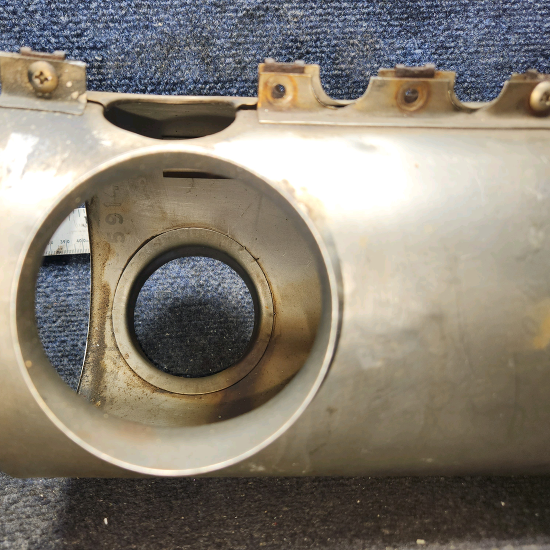 Used aircraft parts for sale, 0550176-38 Continental O-300 Cessna 172F Shroud Assy Exhaust - RH