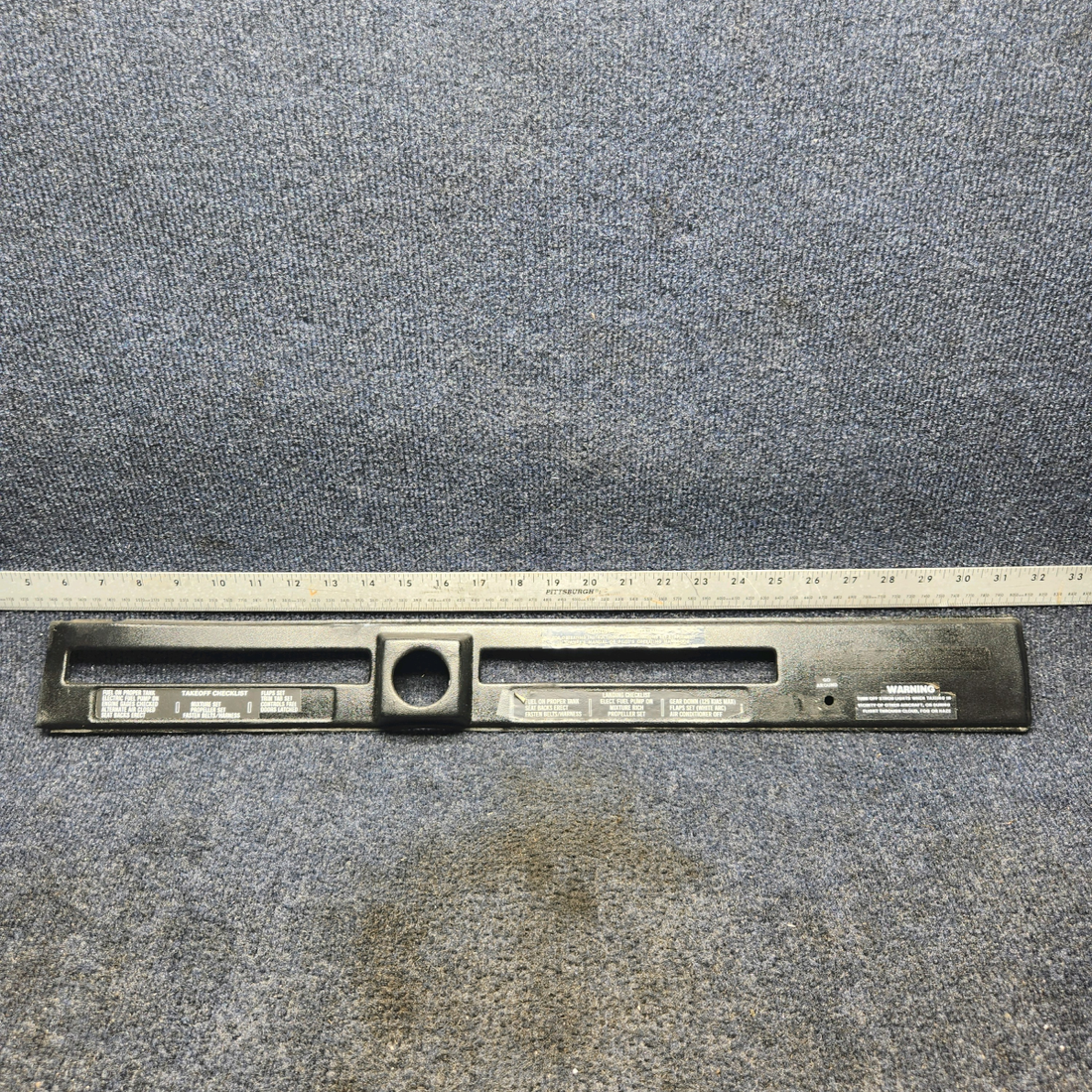 Used aircraft parts for sale, 69338-02 Piper PA32RT-300 MIDDLE LEFT INSTRUMENT PANEL