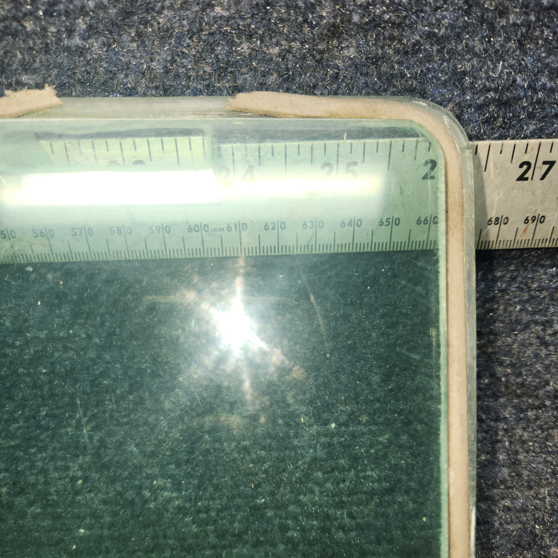 Used aircraft parts for sale, 169-420038-71 Beechcraft A24R Storm Window Assembly LH (Tinted)