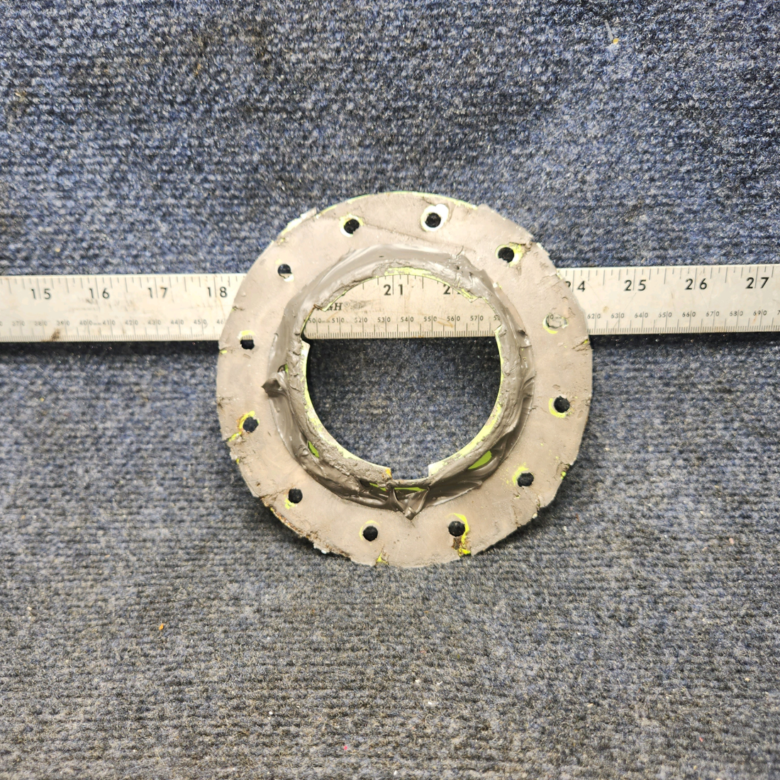 Used aircraft parts for sale, 169-380024-3 Beechcraft A24R Fuel Cap Adapter