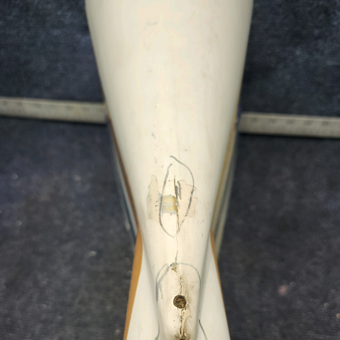 Used aircraft parts for sale, 35885-003 Piper PA28 Lower Rudder Faring