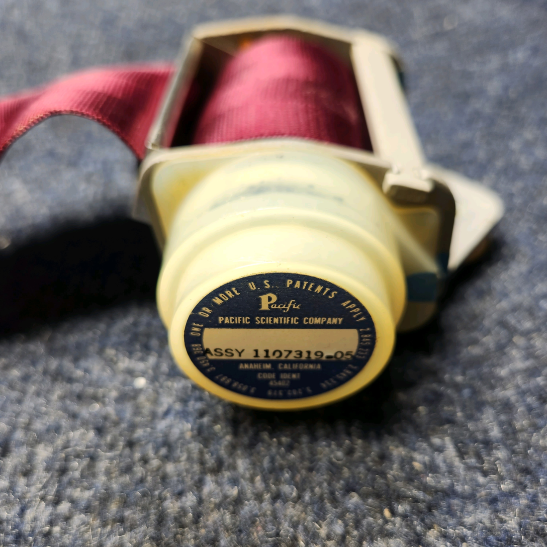 Used aircraft parts for sale, PS50039-4-16 Piper PA32RT-300 BELT SHOULDER FORWARD INERTIA REEL- INERTIA NO WORK PROPERLY-NEED OVERHAUL
