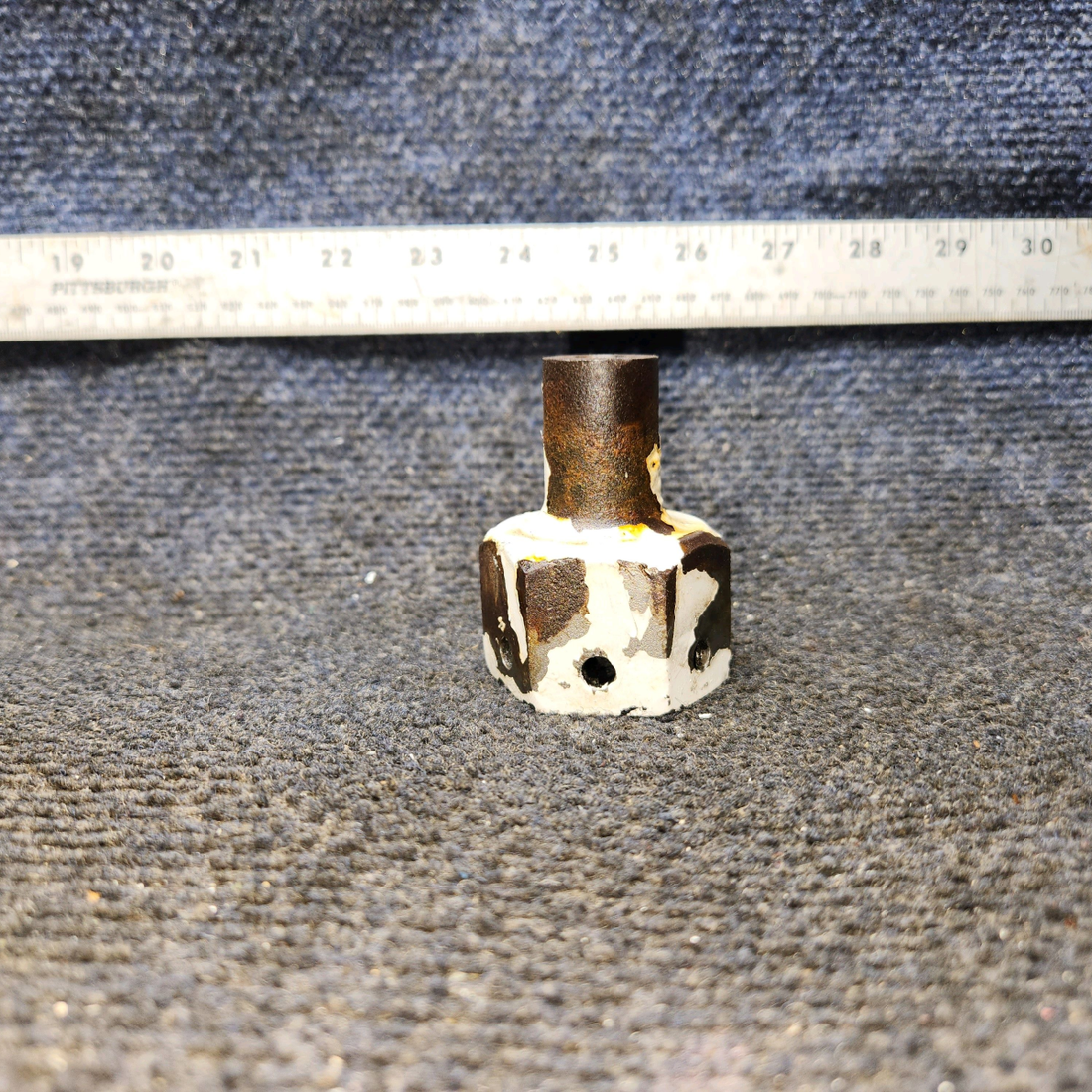 Used aircraft parts for sale, 0441130-2 Cessna 172E Main Gear Axle Fairing Nut (Steel)(Length: 2.375")