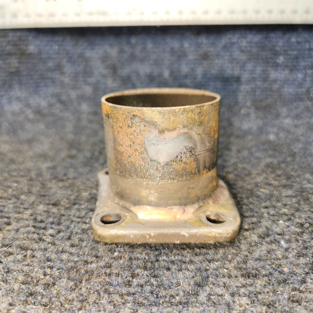 Used aircraft parts for sale, 96-950002-47 BEECHCRAFT 95-55B Exhaust Riser/Stub Assembly Cylinders 1 & 2 - Price per Each