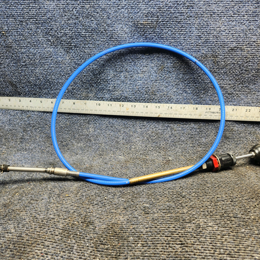 Used aircraft parts for sale, MCTV3035-144 Beechcraft 35-33 Throttle Vernier-Assist (52 1/2")