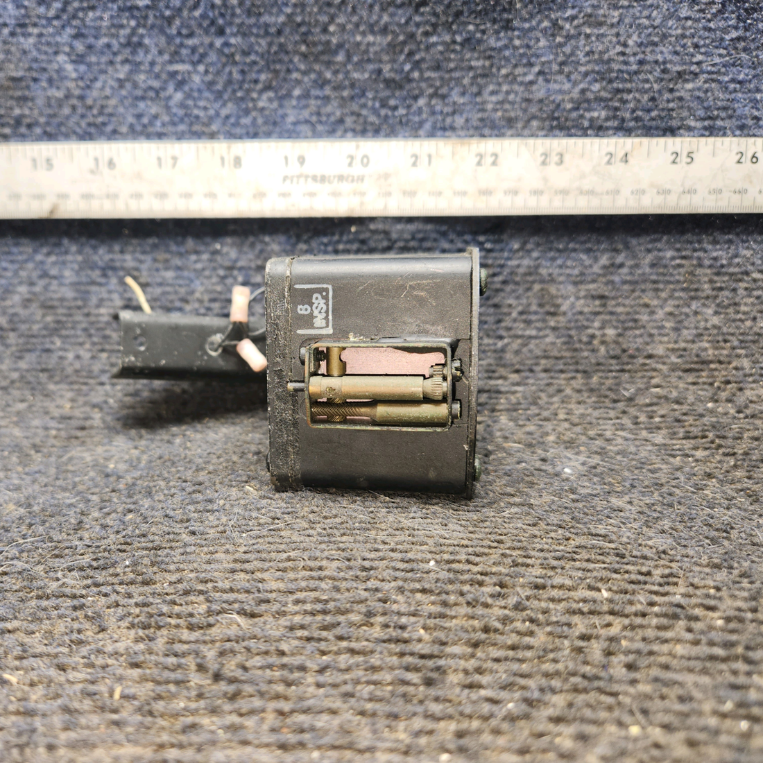 Used aircraft parts for sale, PAI-700 Precision Aviation piper PA-28-181 Vertical Card Magnetic Compass Indicator - Lighted