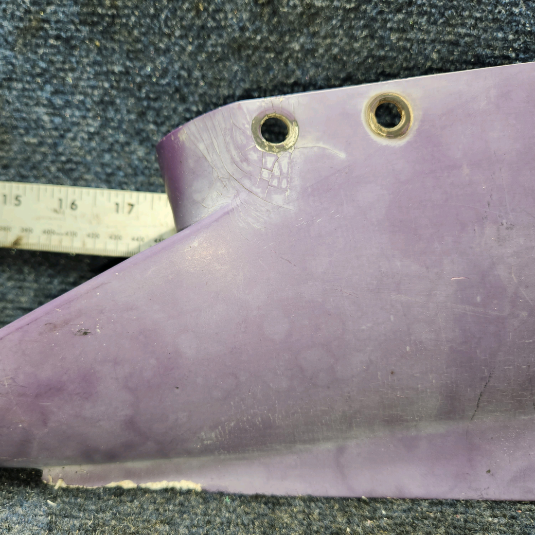 Used aircraft parts for sale, 99868-000 PIPER PA28-161 Rudder Tip Faring Assembly