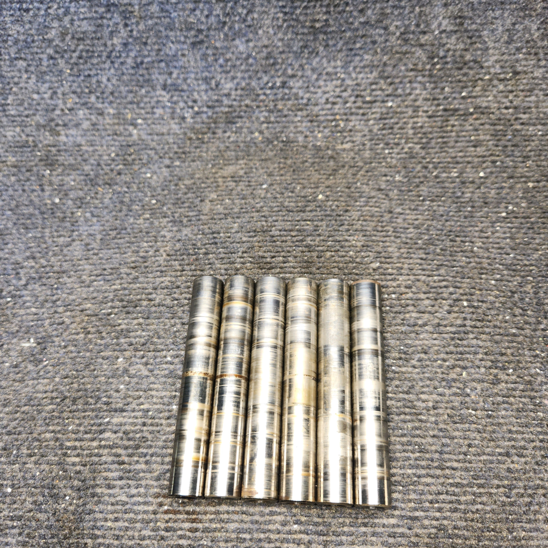 Used aircraft parts for sale, 657920 Continental O-300-D Cessna 172F Rocker Valve Shaft - Set of 6
