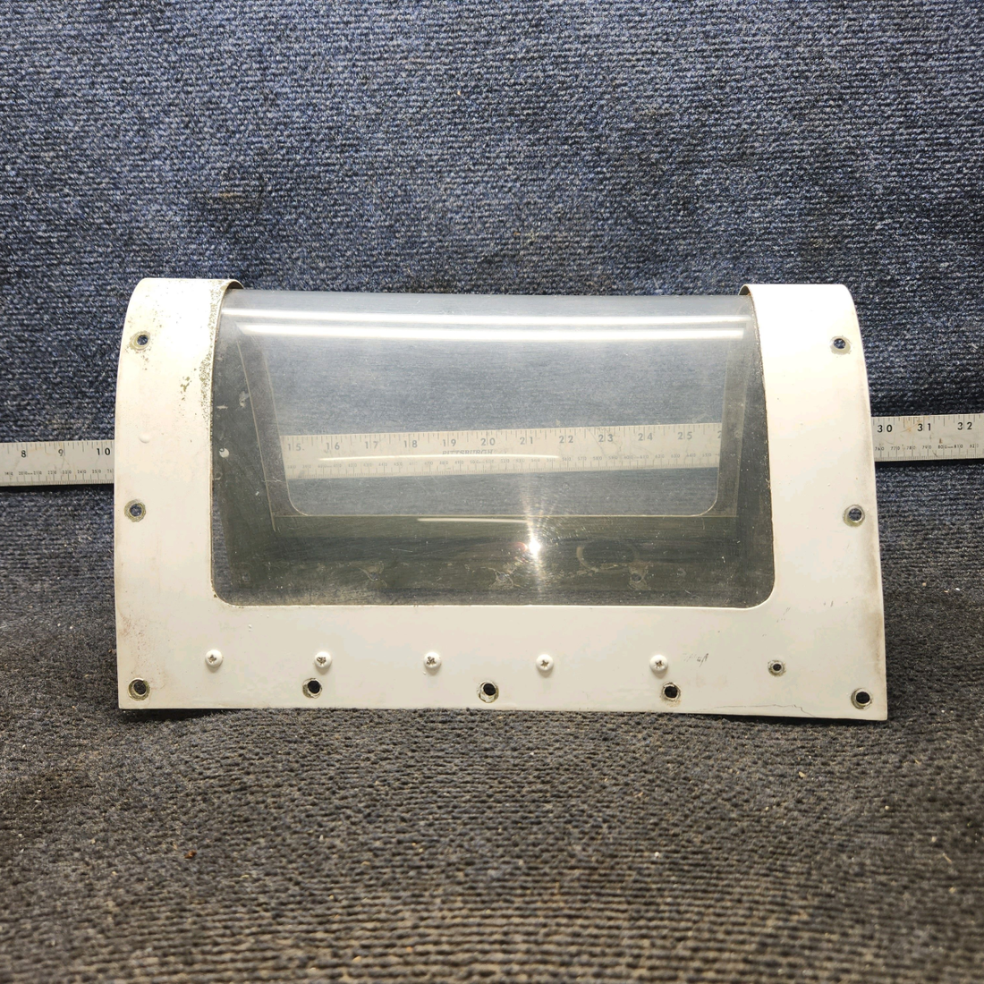 Used aircraft parts for sale, 0523115 Cessna 172 Landing Light Window Assembly