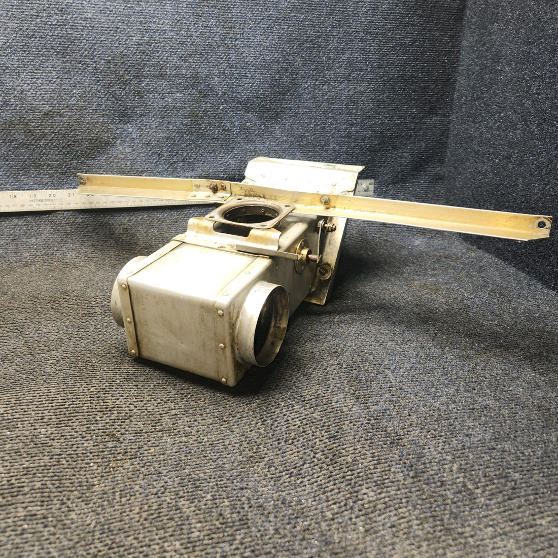 Used aircraft parts for sale, 0550197-1 Cessna 172E Carburetor Airbox Assembly w/ Bracket