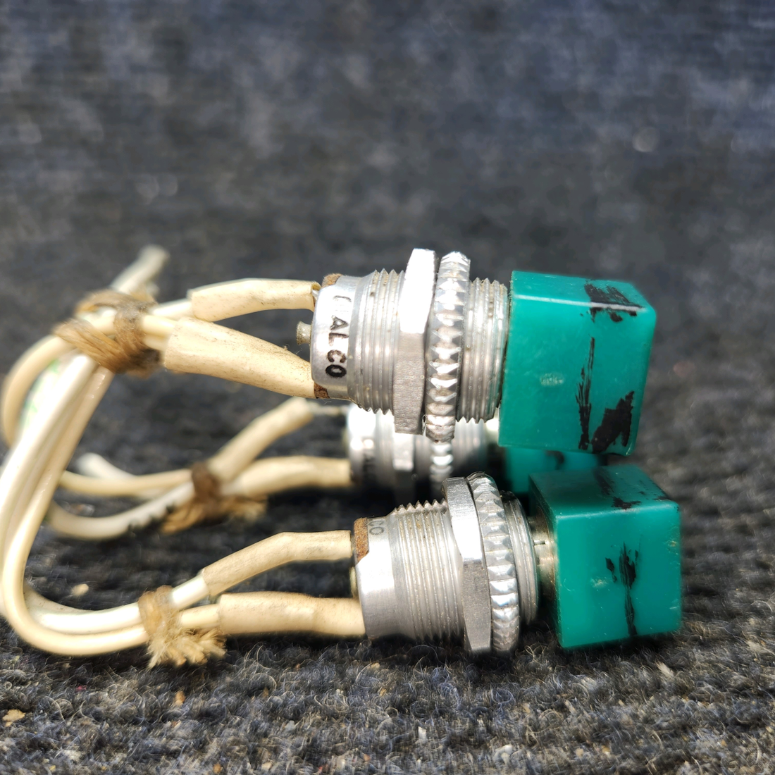 Used aircraft parts for sale, 67422-007, 67422-006, 67422-005 Piper PA32RT-300 Landing Gear Indicator Light Set