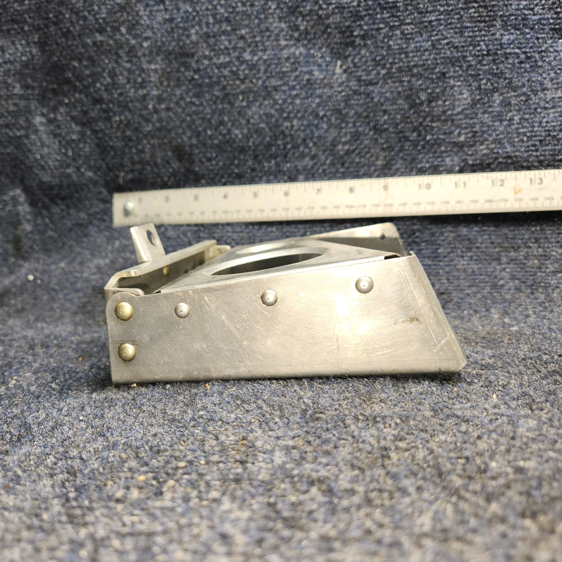 Used aircraft parts for sale, 67206-000 Piper PA28-140 Engine Controls Support Assembly