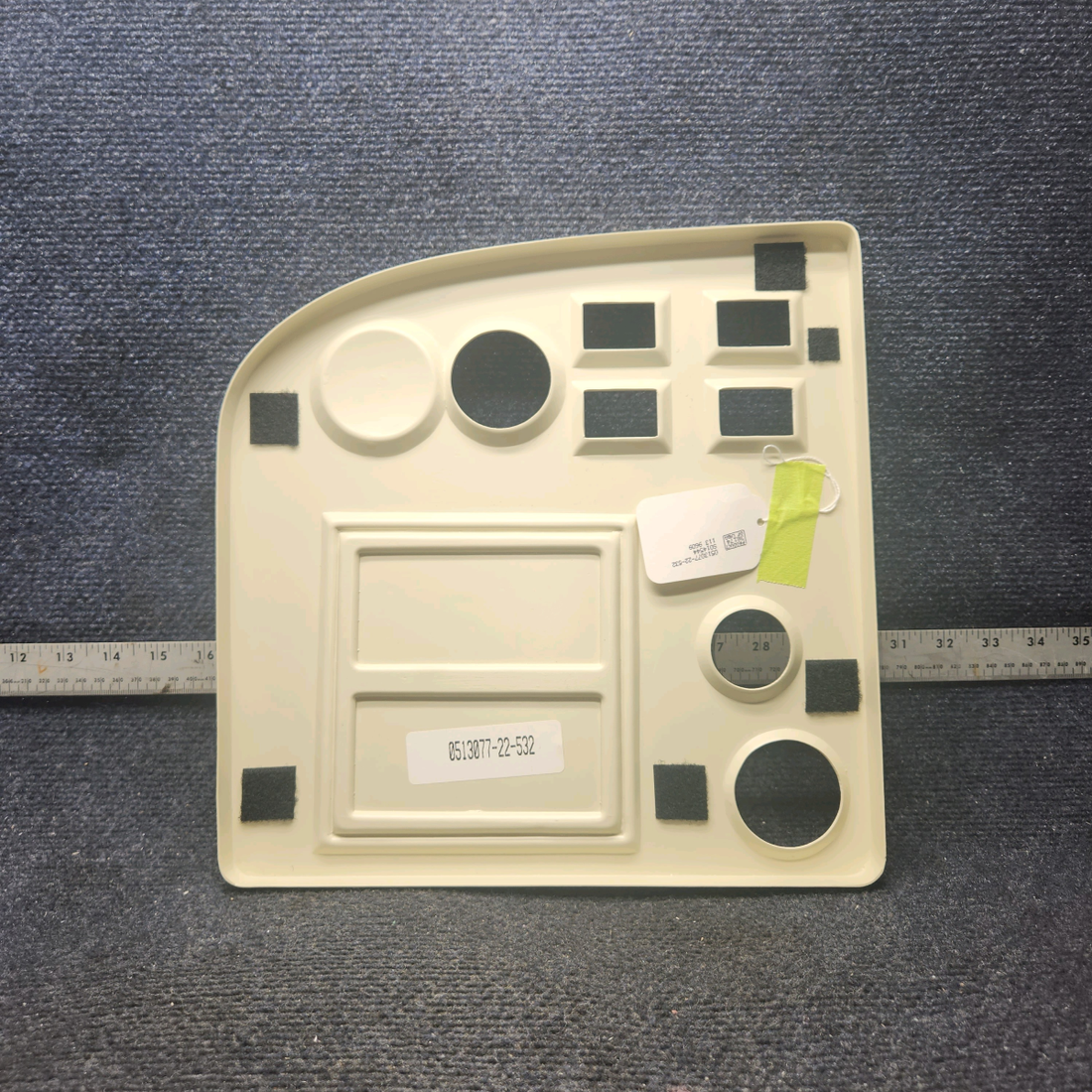 Used aircraft parts for sale, 0513077-22-532 Cessna 172 Instrument Panel Cover RH