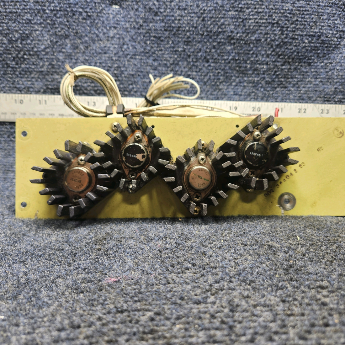 Used aircraft parts for sale, 50-364308-127 Beechcraft F33A TRANSISTOR ASSEMBLY WITH BRACKET ASSEMBLY