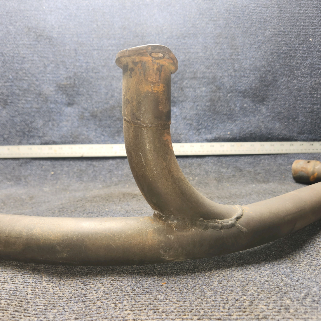 Used aircraft parts for sale, 63726-002 Piper PA28-140 Exhaust Stack Forward - LH/RH