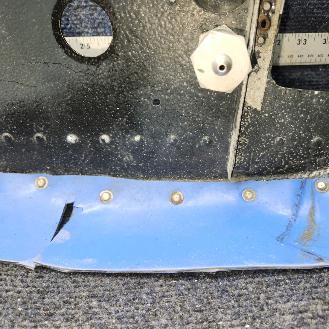 Used aircraft parts for sale, 2455038-2 Cessna 172RG REAR RH BAFFLE ASSY