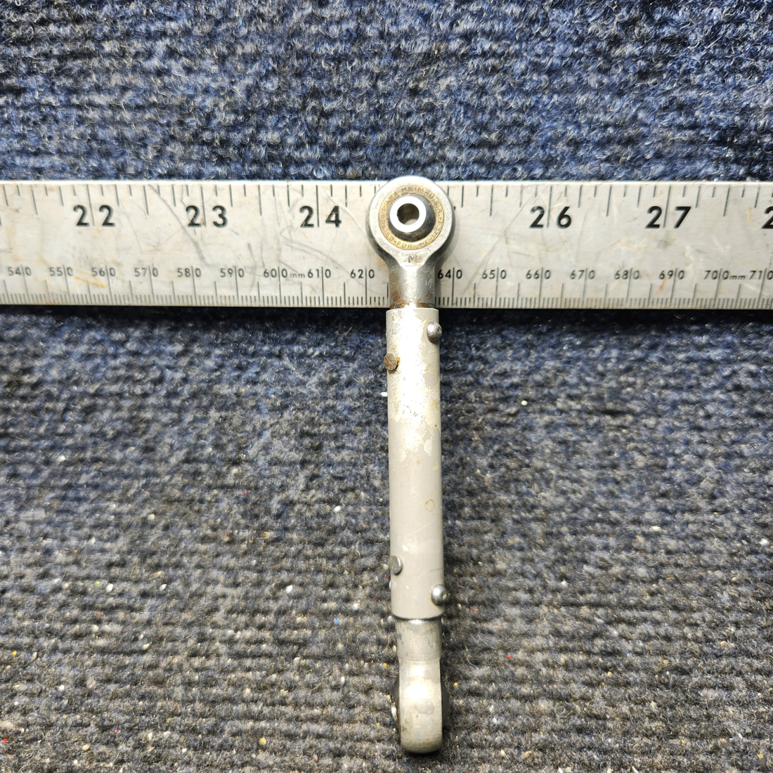 Used aircraft parts for sale, 35-524066-2 BEECHCRAFT F35 Rudder Pedal Push Rod Tube Assembly