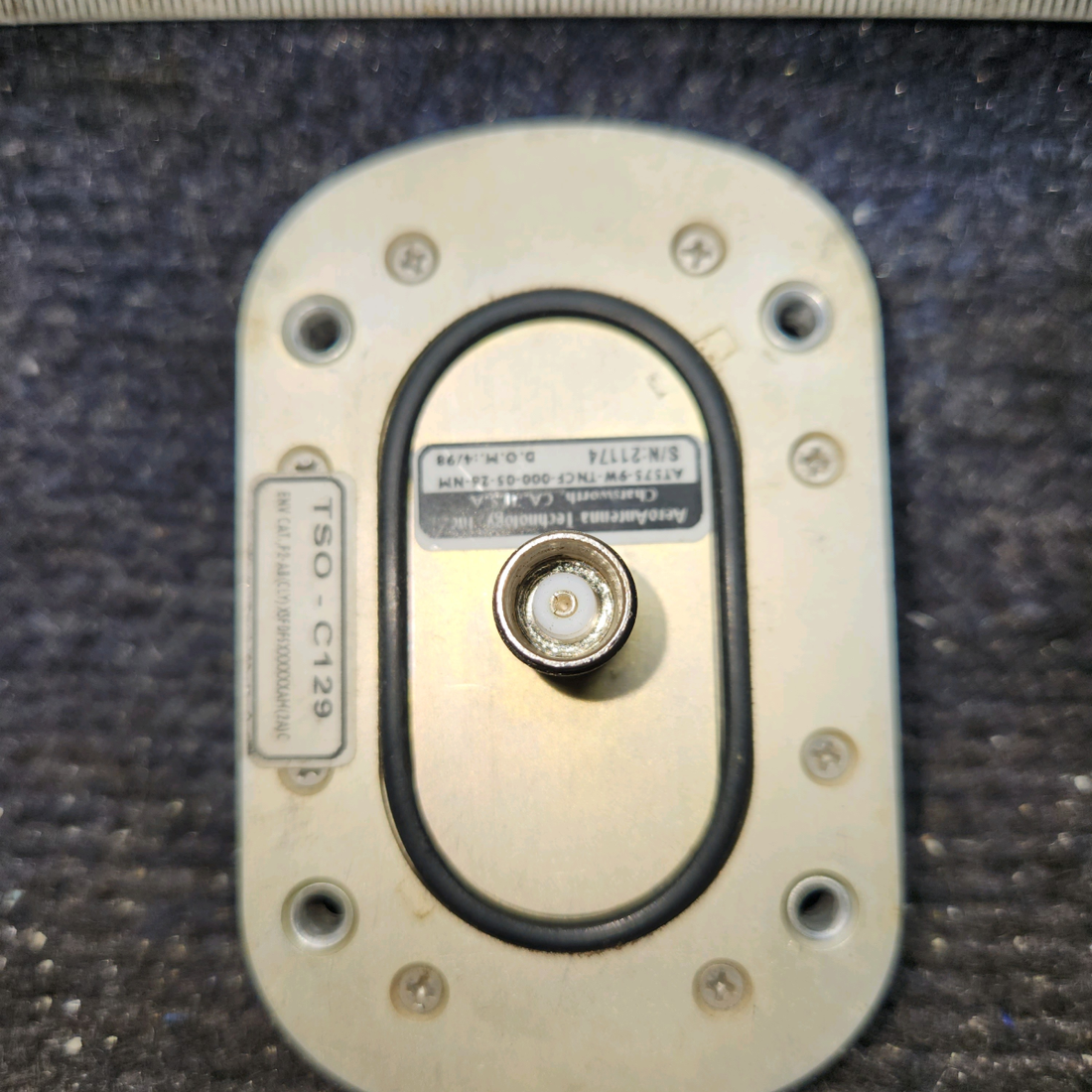 Used aircraft parts for sale, AT575-9 AeroAntenna Beechcraft 35-33 GPS Antenna