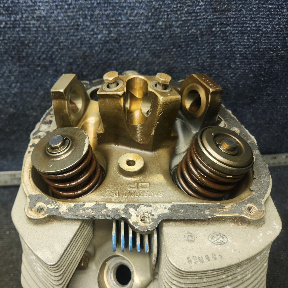 Used aircraft parts for sale, SA47000S-A1 Superior O-470 Cessna 182G Engine Cylinder