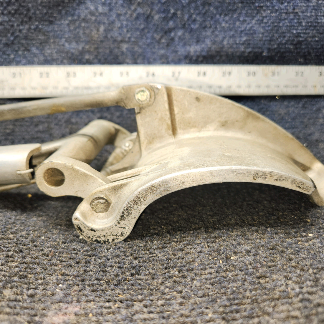 Used aircraft parts for sale, 35-524011, 35-524060-2 BEECHCRAFT F35 Rudder Pedal and Arm