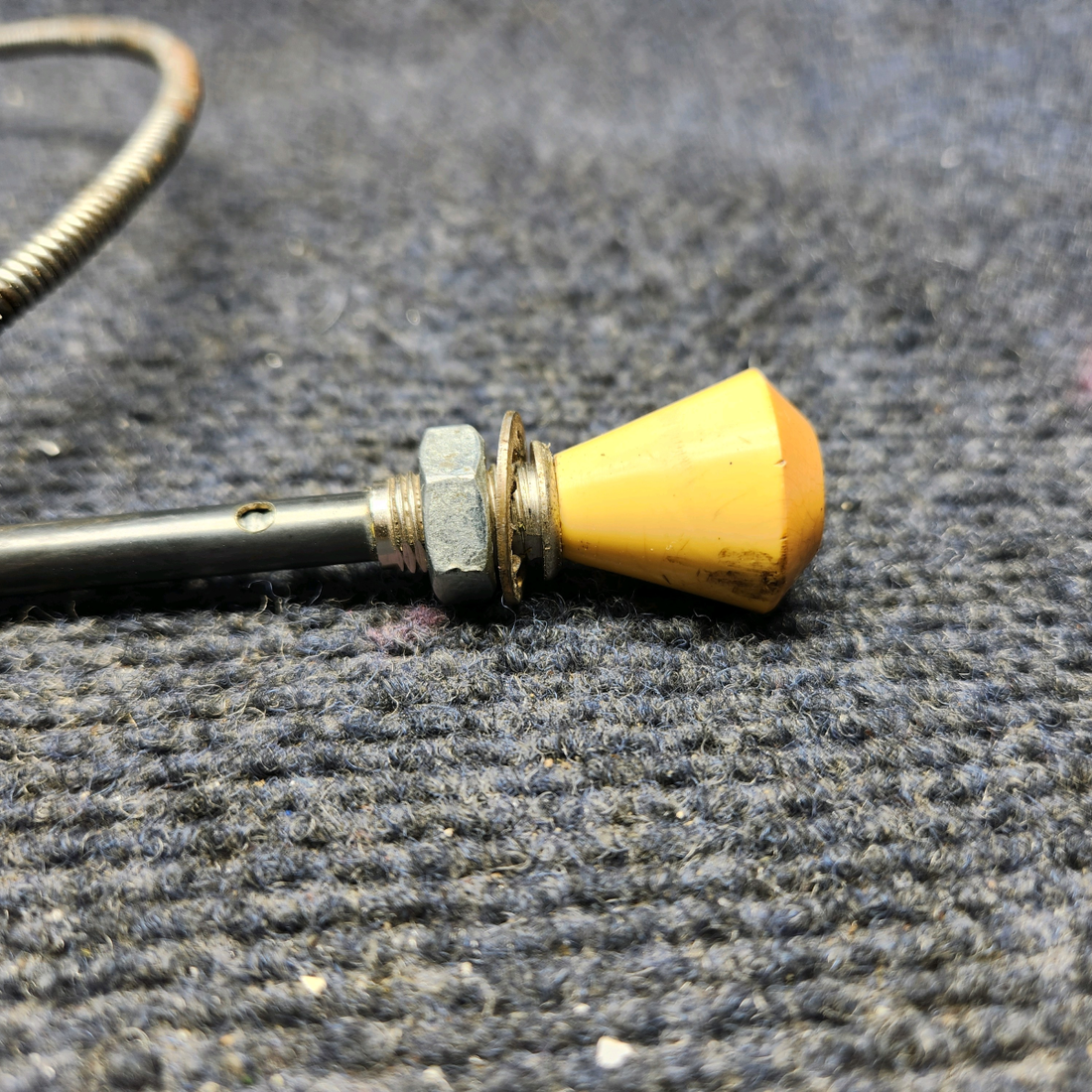 Used aircraft parts for sale, 35-380051-23 Beechcraft F33A DEFROST CONTROL CABLE ASSEMBLY (LENGTH: 40")